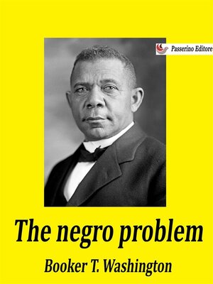 cover image of The negro problem